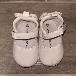 Lucky Brand White Baby Walker Shoes